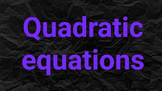 |Quadratic equations | #bankingexams2023