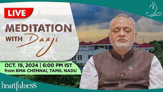 Live Meditation With Daaji | 19 Oct 2024 | 6.00 PM | BMA | Manapakkam | Chennai