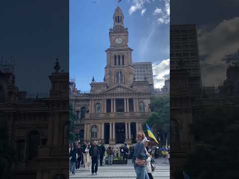 Town Hall #sydney #sydneycbd #australia #ukraine