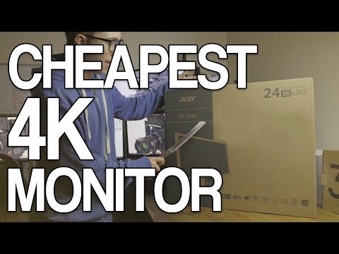 Unboxing Acer CB341HQK (Cheapest UK 4K Monitor)