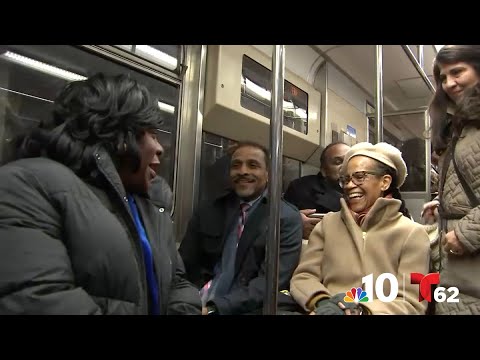 WATCH: Philly Mayor Cherelle Parker rides the subway ahead of State of the City address