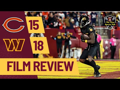 FILM REVIEW! Washington Commanders Vs Chicago Bears Week 8 2024