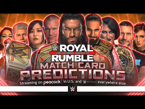 WWE Royal Rumble 2024 - Card Predictions [v2]