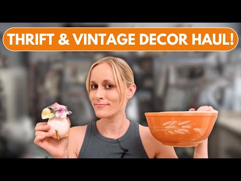 Vintage, Thrift, and Antique Home Decor Haul!!!!