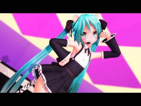 【MMD】嵐を呼ぶネコ☆「ゴシックあぴミク」【2K・60fps】