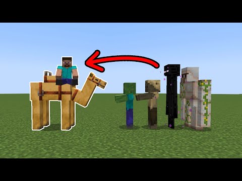 which mobs can reach you  ON A CAMEL?