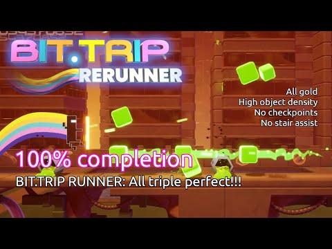 (100% completion) BIT.TRIP RERUNNER: RUNNER perfection!!! | Choice Provisions | Windows | 2023