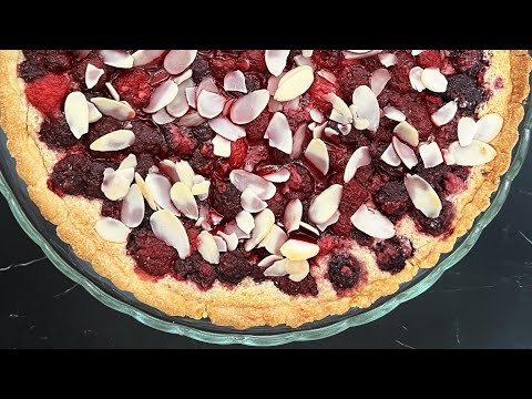 Raspberry Almond Tart with Frangipane Cream