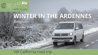 VW California Winter in the Ardennes 2020