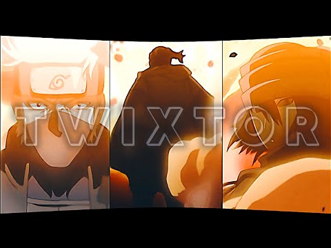 Naruto Shippuden - Uchiha Sasuke Saves Konoha Twixtor 4k + Rsmb + Remap + CC