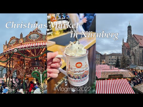 [vlogmas] Life in Germany | Christmas market in Nuremberg 🎄 | Day trip