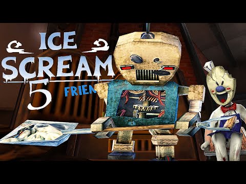 FINAL BOSS Battle - Boris in Ice Scream 5 Rod's Factory