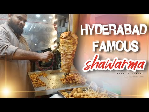 Hyderabad Famous Shawarma | Best Street Food In Hyderabad In Telugu