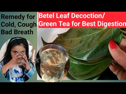 తమలపాకు కషాయం in 3 minutes | Tamalapaku Kashayam | Betel leaf decoction