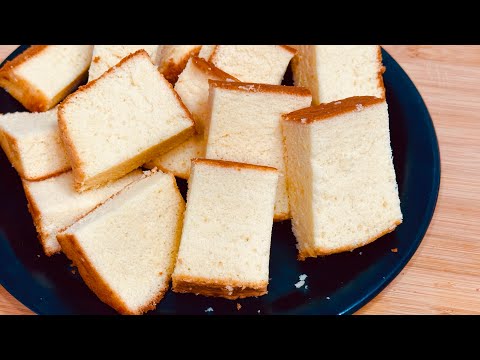 బెకరీ స్టైల్ స్పాంజి కేక్ ఒవెన్ లేకుండా |Tea Time Cake | Sponge Bread Recipe|Cake Recipes In Telugu