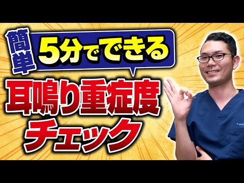 【耳鳴】THI(耳鳴障害度問診票)　５分で重症度をチェック