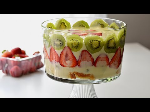 Easy Fruit Trifle#Shorts