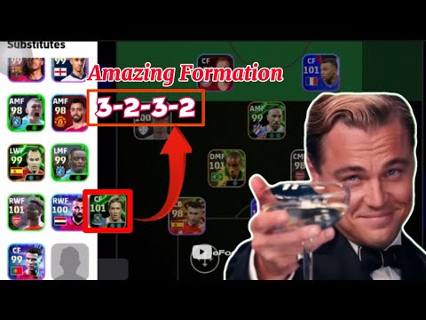 Amazing Formation and Amazing Moment| eFootball 2025 Mobile|  #efootball2025   #efootball  #pes