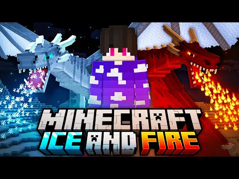 NOVA SÉRIE COM DRAGÕES NO MINECRAFT - Ice and Fire