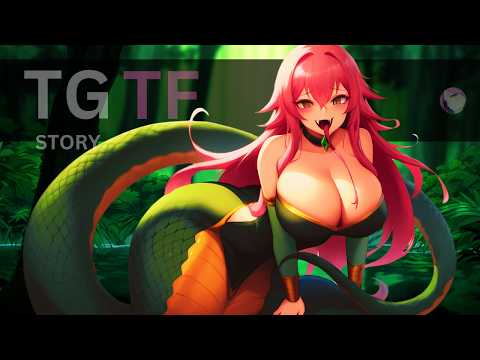 I became Lamia Girl 🐍 TG TF - Transgender Transformation Animation MTF