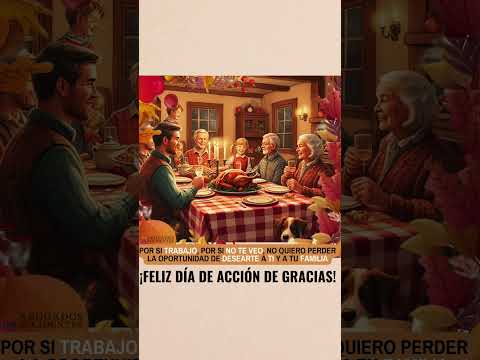 🦃🙏¡Feliz Día de Acción de Gracias! una Tradición de Gratitud y Generosidad.💖