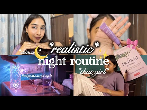 *Realistic* night routine 🌙✨ | Relaxing & Positive Night Routine | Rashi Shrivastava #nightroutine