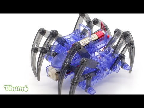 【試玩】 拼砌DIY蜘蛛機械人 - Stem Toys - Spider Robot