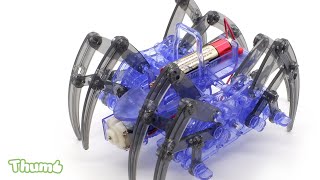 【試玩】 拼砌DIY蜘蛛機械人 - Stem Toys - Spider Robot