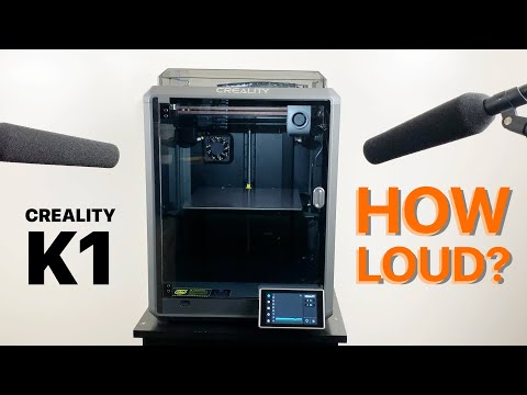 How loud is the Creality K1? (ultra-fast 3D printer)