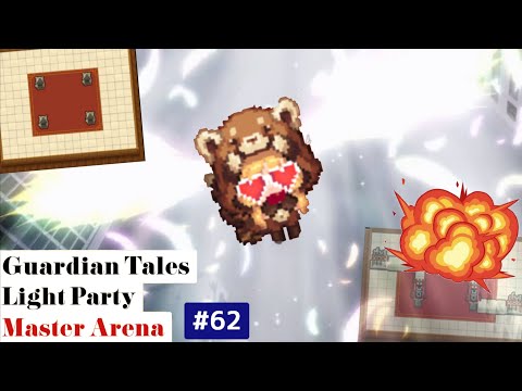 【ガーディアンテイルズ ガデテル  /Guardian Tales Master Arena】光パーティでマスターアリーナ#62【ラピス 未来姫 ユジン キャロル】