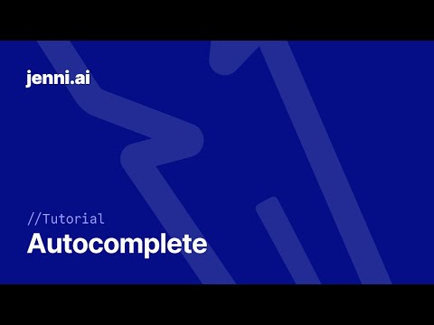 How to use AI Autocomplete to generate suggestions with Jenni AI