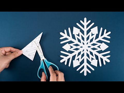 Paper Snowflake #56 - How to make Snowflakes out of paper - Christmas Decor