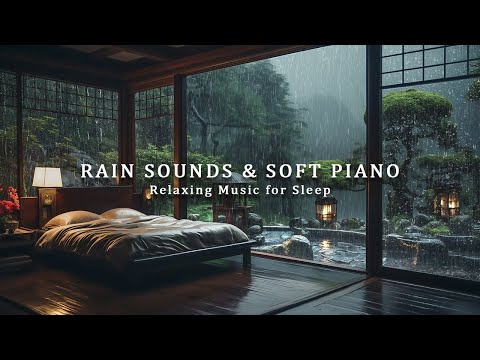 Healing Sleep Music - Eliminate Stress, Relax with Rain Sounds for Sleeping, Peaceful Night Music