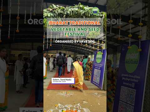 Thousands of farmers gathered for the Bharat Traditional Vegetable and Seed Festival