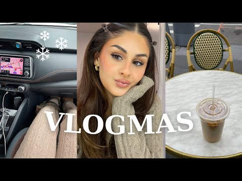 am I doing vlogmas?? (christmas decor, new room decor, first snow of the season)