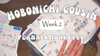 Hobonichi Cousin | Plan With Me | PlannerMonkeyCo