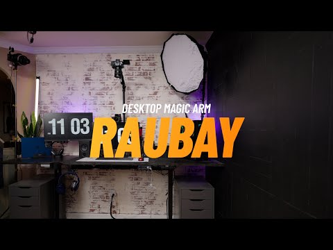 EDITING DESKTOP SETUP - RAUBAY DESKTOP MAGIC ARM