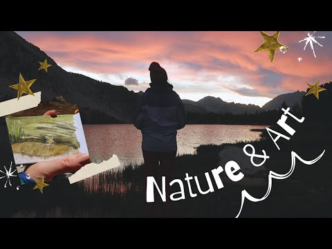 Travel Vlog | [ASMR?] Watercolor Sketching in the Eastern California Sierras, Inyo National Forest