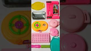 Diy Unboxing amazing Plastic kitchen set | Kitchen Set | Dolliyon toy | Mini Clay | 34 #shorts