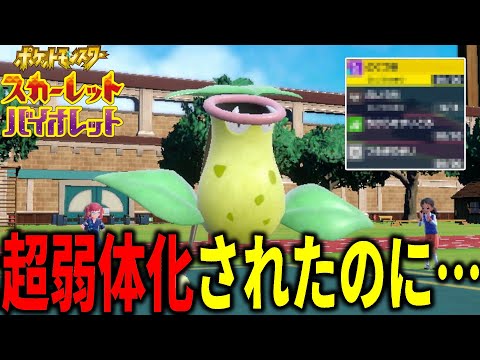 なぜか"超弱体化"されたウツボットにイバンのみを持たせた結果ｗｗｗ【ポケモンSV】