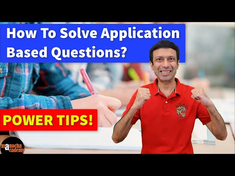 Tips to Solve Application Based Questions | Competency Based Questions