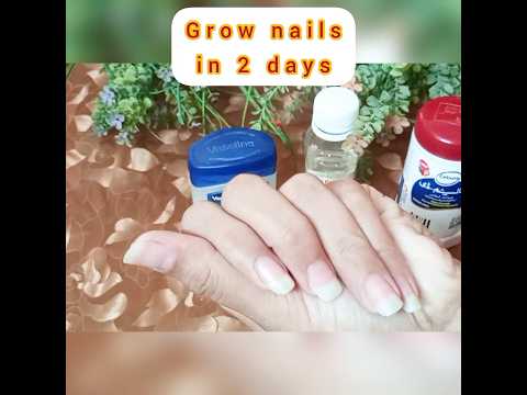 Grow nails in 2 days🔥 #fastgrowth #nails #youtubeshorts #longnails