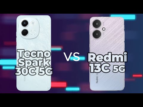 Tecno Spark 30 5G vs Redmi 13C 5G comparison