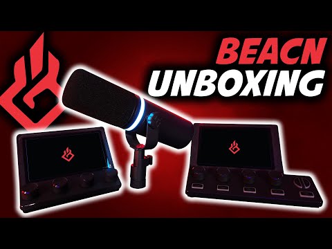 Unboxing All the Beacn Products! (Beacn Mic, Beacn Mix, & Beacn Mix Create)