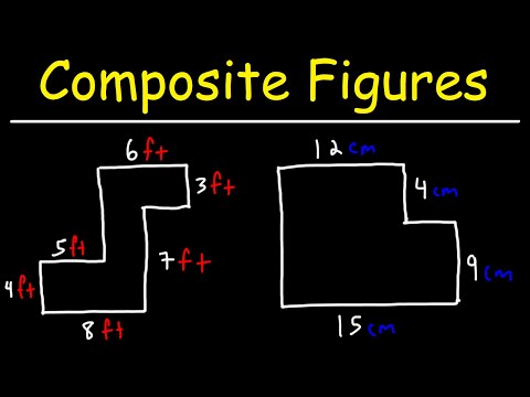 How To Find The Area of Composite Figures Using Rectangles - Prealgebra