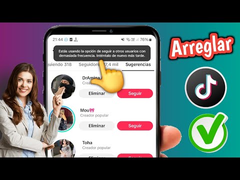 ¿Por qué TikTok no me deja seguir a personas en una cuenta nueva?