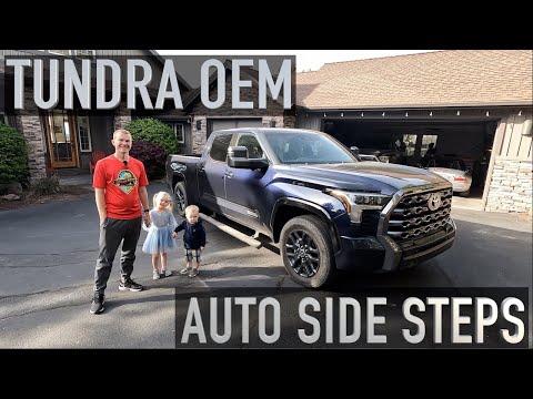 2022 Tundra OEM Auto Side Steps Overview