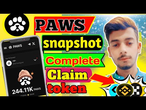 Paws snapshot complete✅|paws snapshot update|paws listing update|who to paws taken claim|paws update