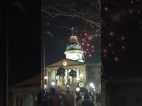 Fire Work 2024 at South Carolina State House 🎊 Columbia SC #southcarolinalifestyle