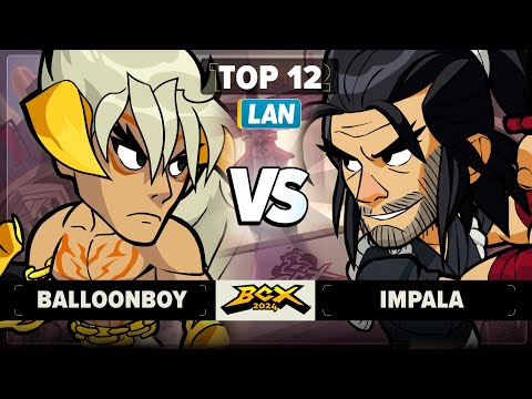 BalloonBoy vs Impala - Top 12 - Brawlhalla World Championship 2024 - LAN 1v1